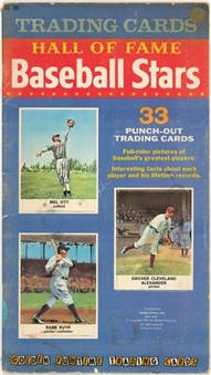 1961 Golden Press "Baseball Stars" Complete Set (33) In Original Book